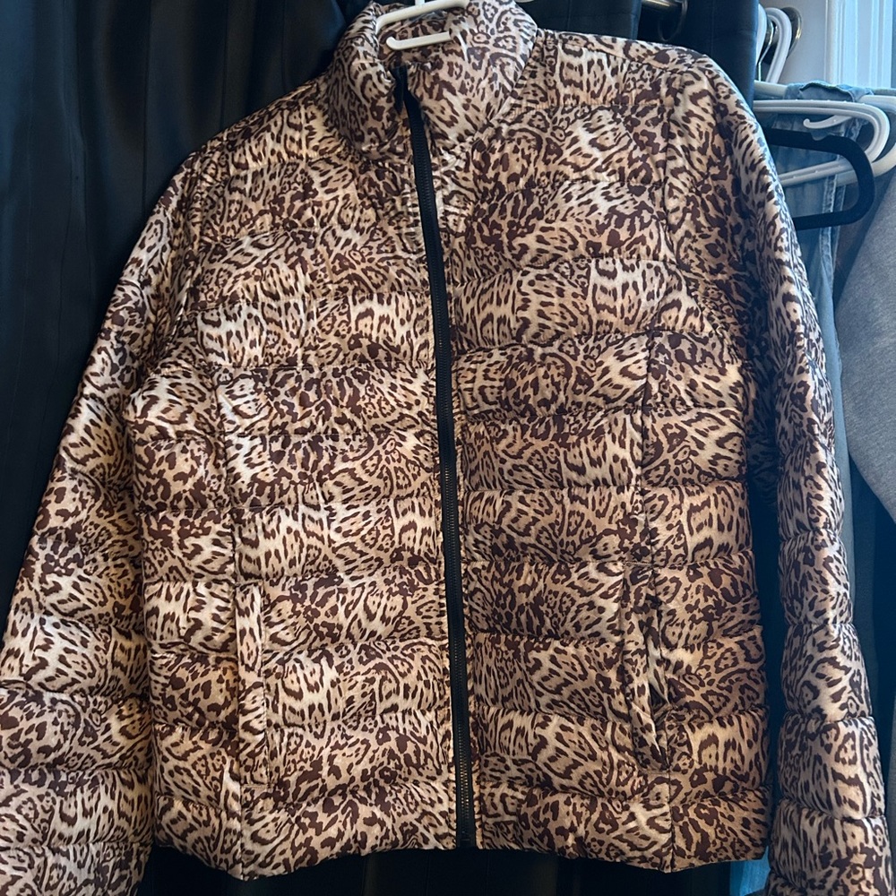 Dynamite Bubble Jacket Cheetah